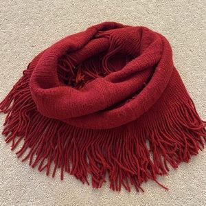 Dark Red Infinity Scarf